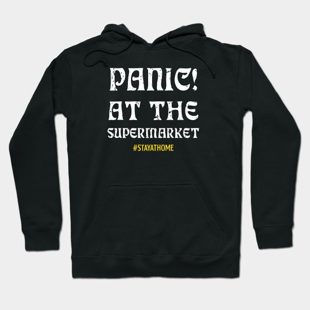 Panic! at the supermarket Hoodie by namanyastudios